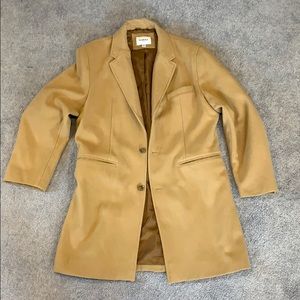 Goodfellow Camel Topcoat Size Large Wool Blend